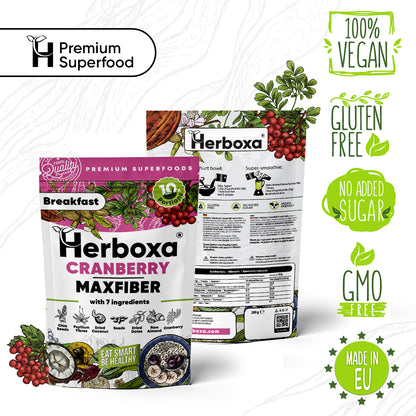 Cranberry Maxfiber – Den fiberrige og sunde »fastfood«-morgenmad