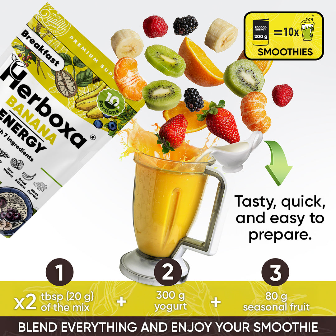 Banana Energy – en sund morgenmadsblanding, der er som »fastfood«