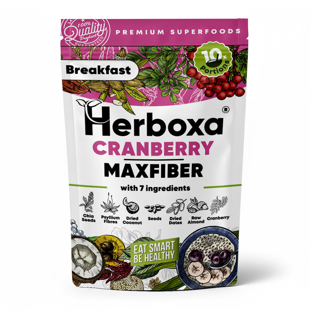 Cranberry Maxfiber – Den fiberrige og sunde »fastfood«-morgenmad